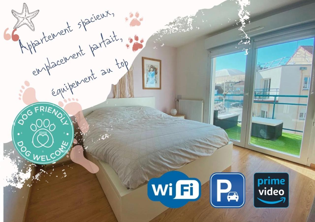 Fl'Heurt De Mer Appartement Au Pied De La Plage, Vue Mer Le Portel Luaran gambar